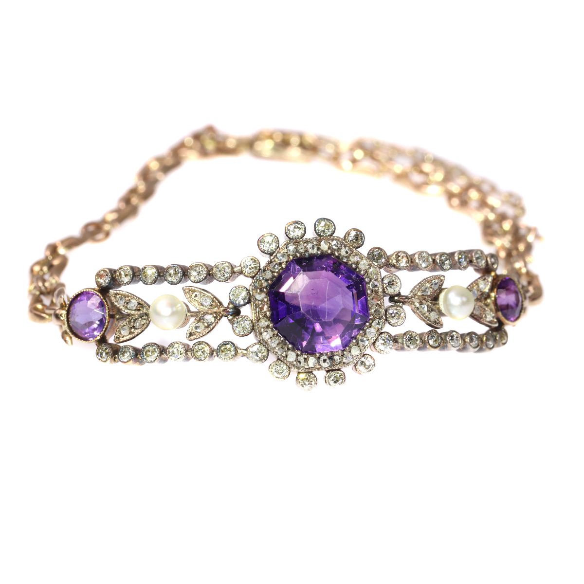 Purple Majesty: A Victorian Bracelet's Tale of Nobility and Wisdom